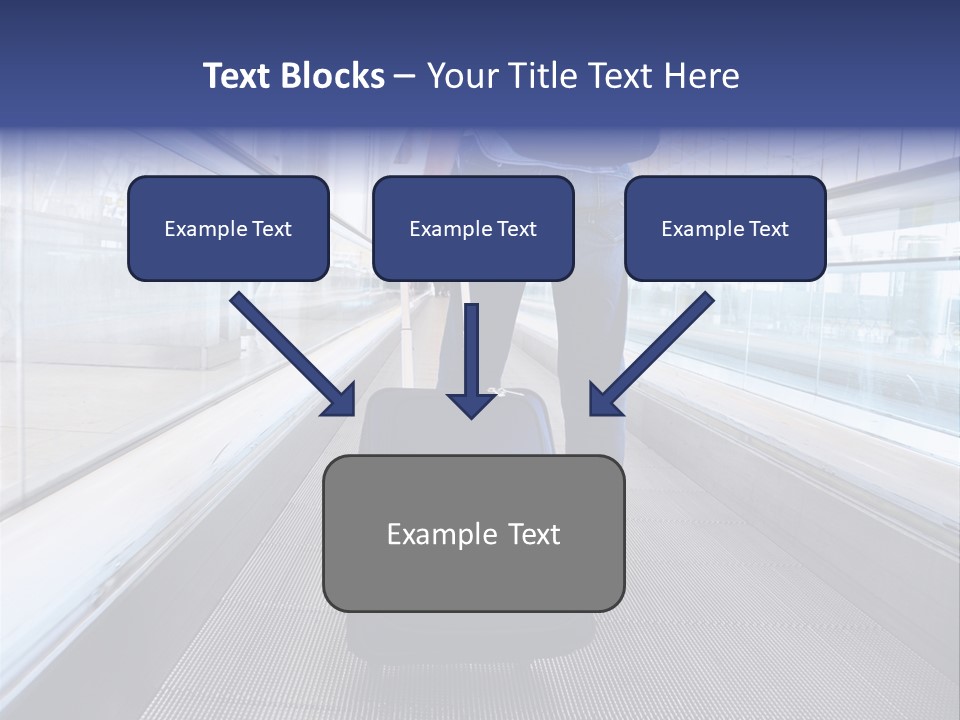 Jeans Wheel Carriage PowerPoint Template