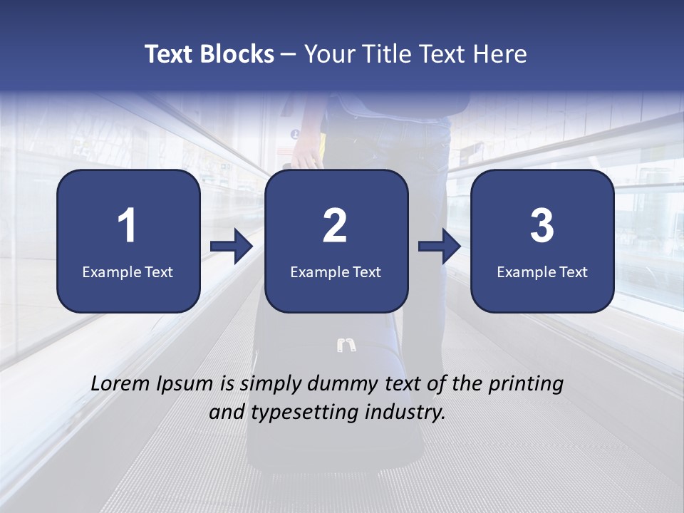 Jeans Wheel Carriage PowerPoint Template