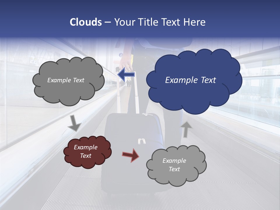 Jeans Wheel Carriage PowerPoint Template