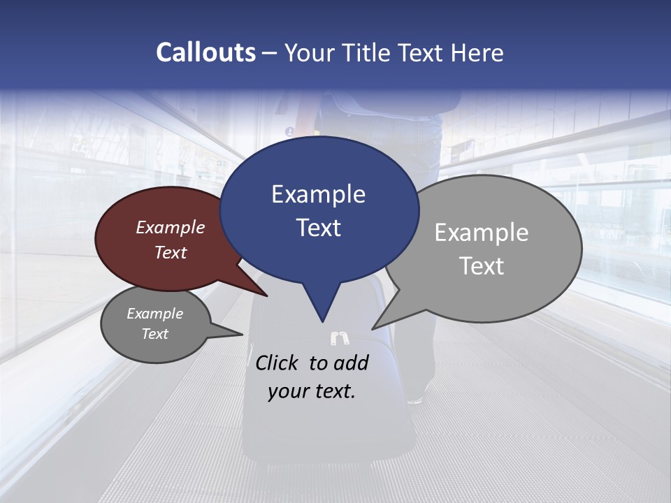 Jeans Wheel Carriage PowerPoint Template