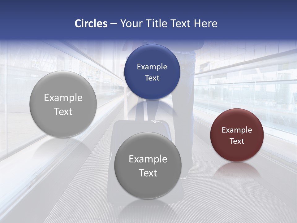 Jeans Wheel Carriage PowerPoint Template