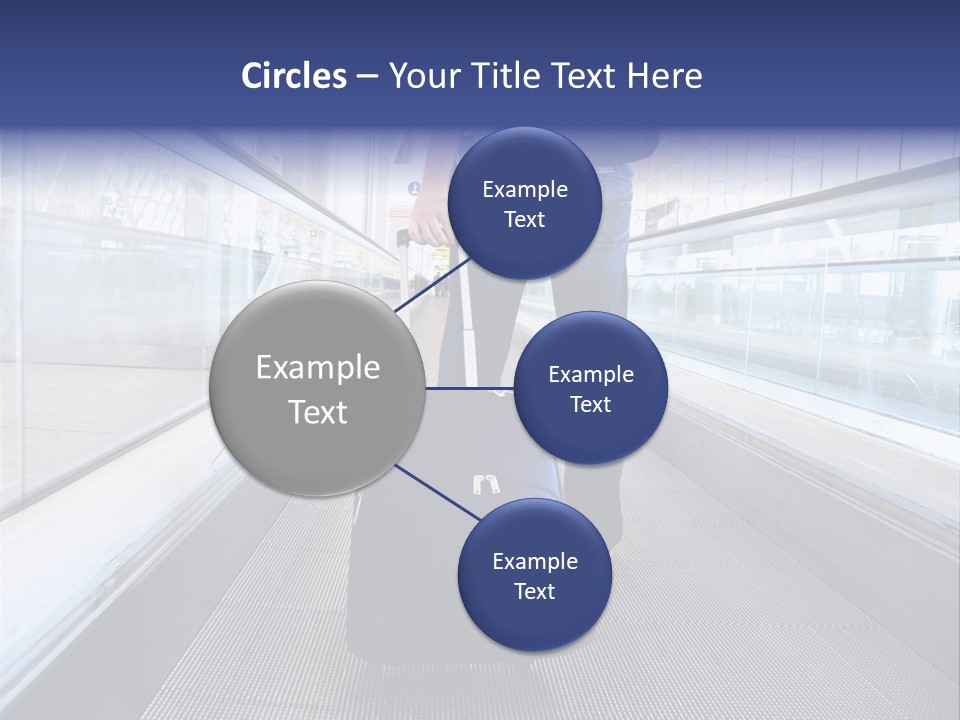 Jeans Wheel Carriage PowerPoint Template
