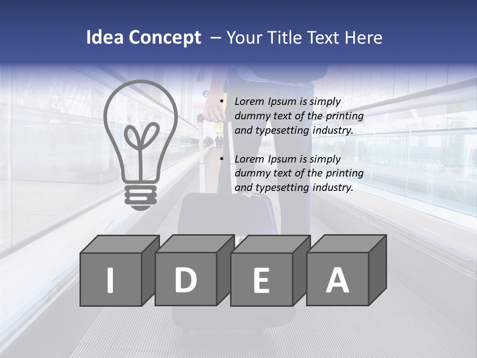 Jeans Wheel Carriage PowerPoint Template