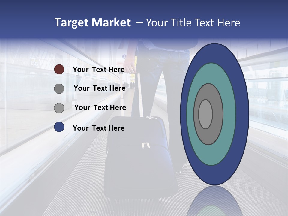 Jeans Wheel Carriage PowerPoint Template