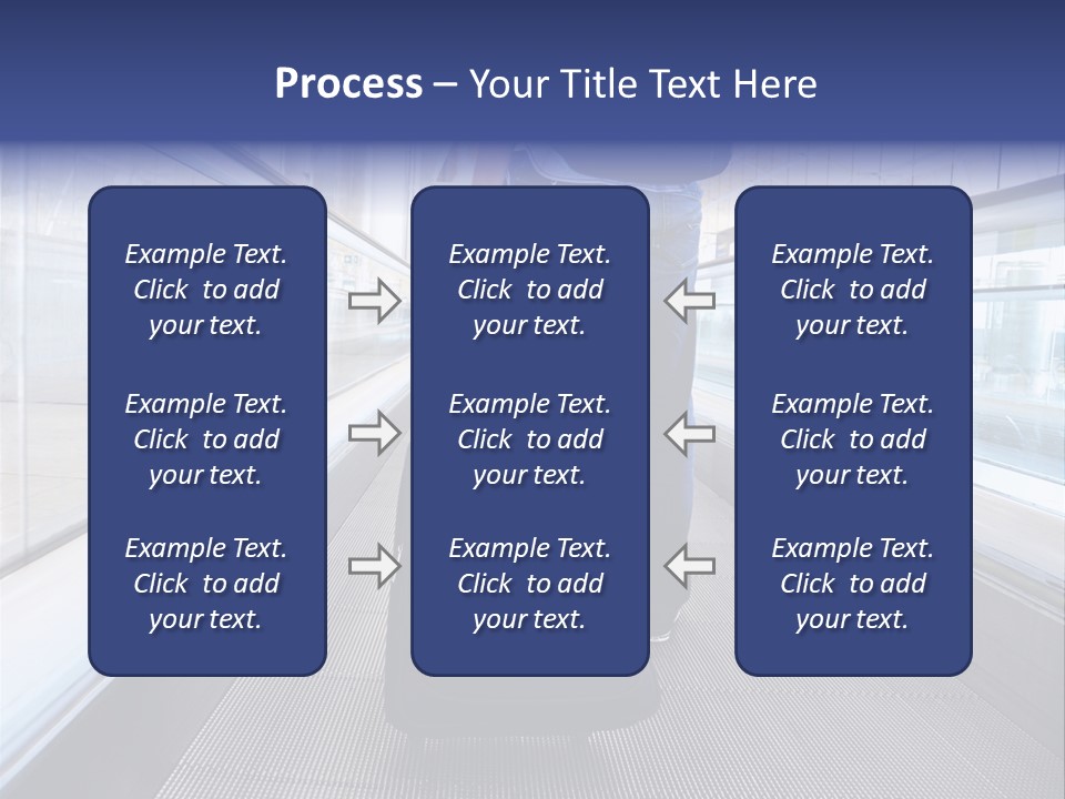 Jeans Wheel Carriage PowerPoint Template