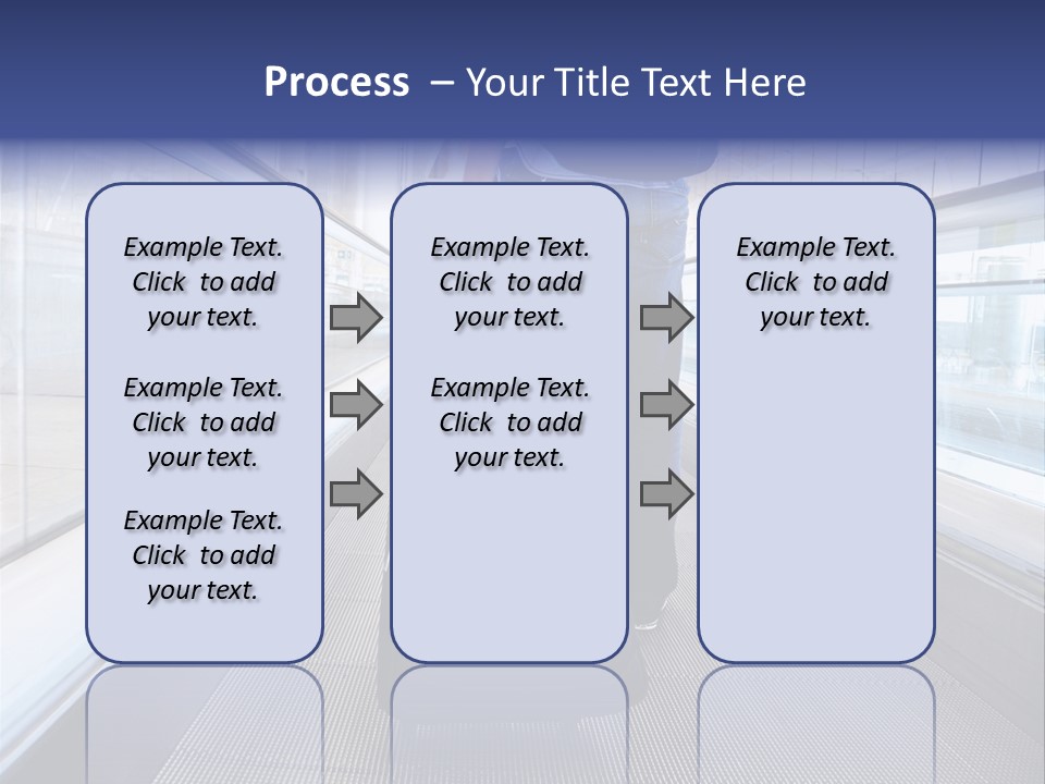 Jeans Wheel Carriage PowerPoint Template
