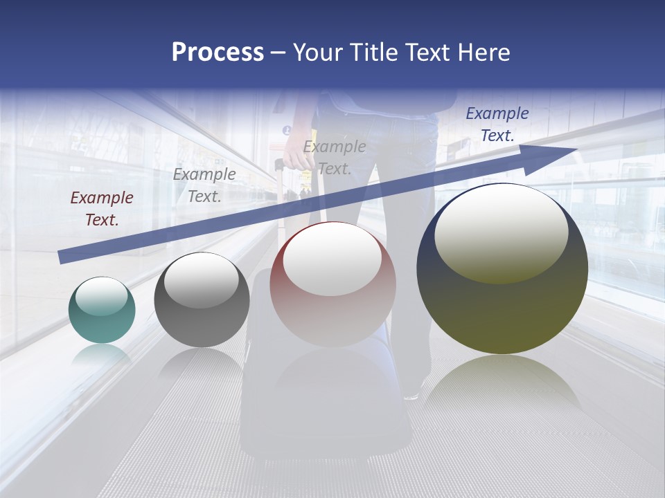 Jeans Wheel Carriage PowerPoint Template