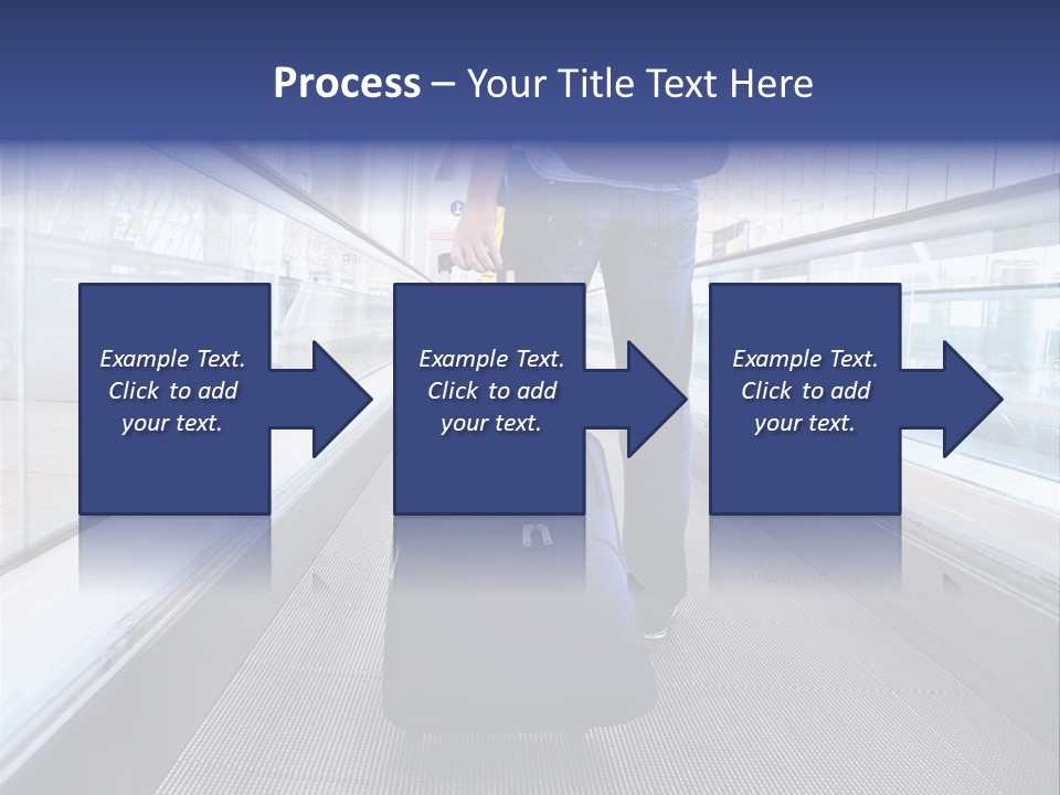 Jeans Wheel Carriage PowerPoint Template