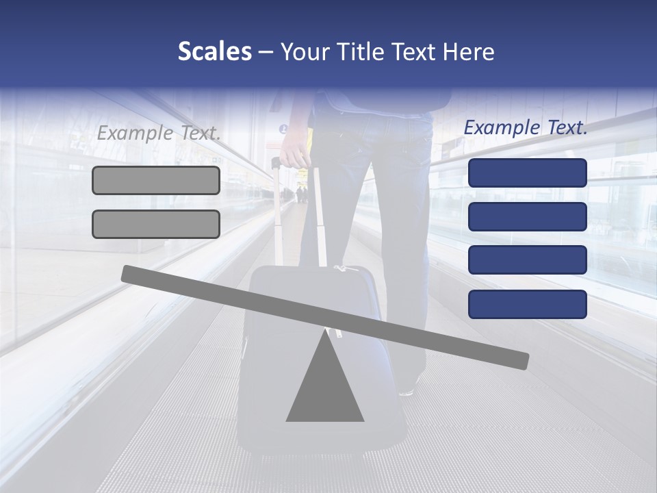 Jeans Wheel Carriage PowerPoint Template