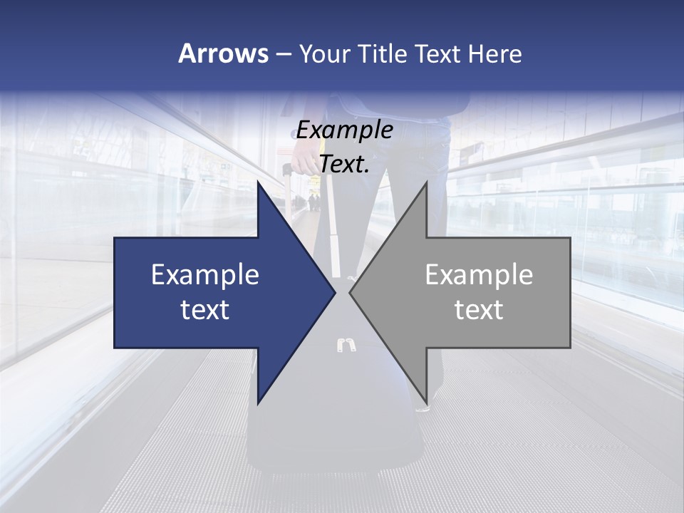Jeans Wheel Carriage PowerPoint Template