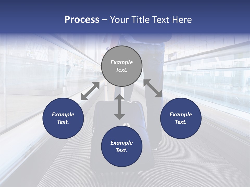 Jeans Wheel Carriage PowerPoint Template