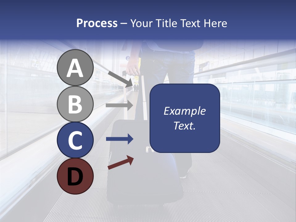 Jeans Wheel Carriage PowerPoint Template