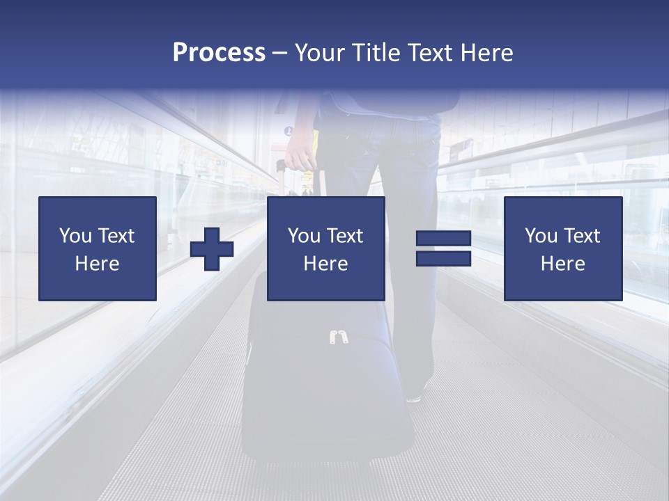 Jeans Wheel Carriage PowerPoint Template