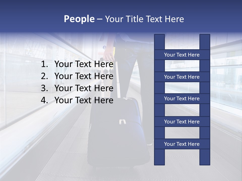 Jeans Wheel Carriage PowerPoint Template