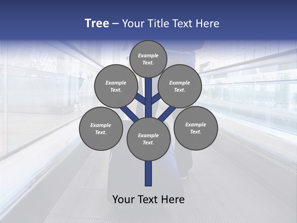 Jeans Wheel Carriage PowerPoint Template