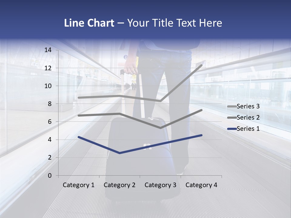 Jeans Wheel Carriage PowerPoint Template
