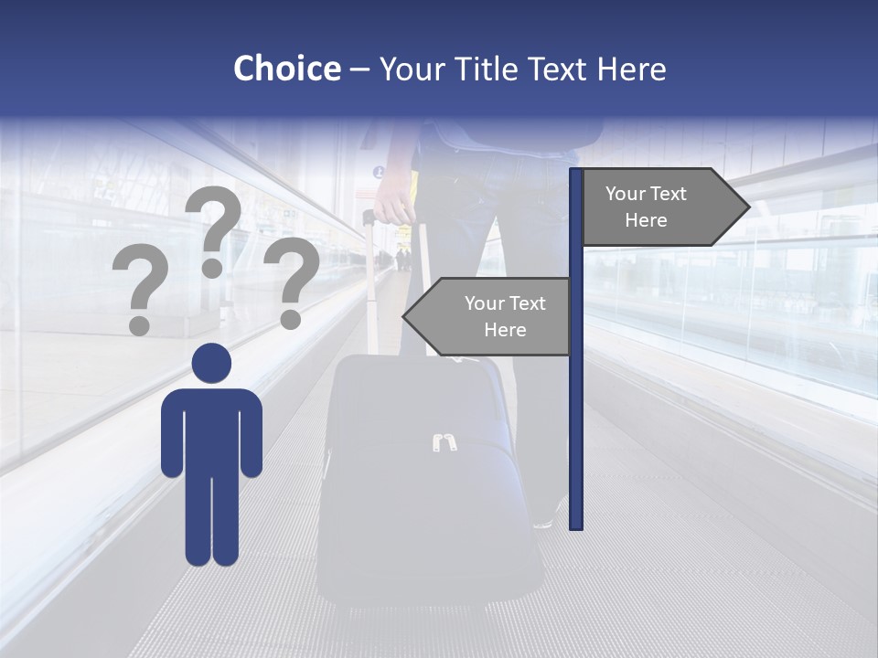 Jeans Wheel Carriage PowerPoint Template