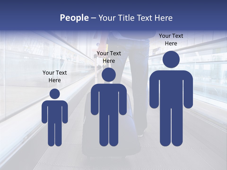 Jeans Wheel Carriage PowerPoint Template