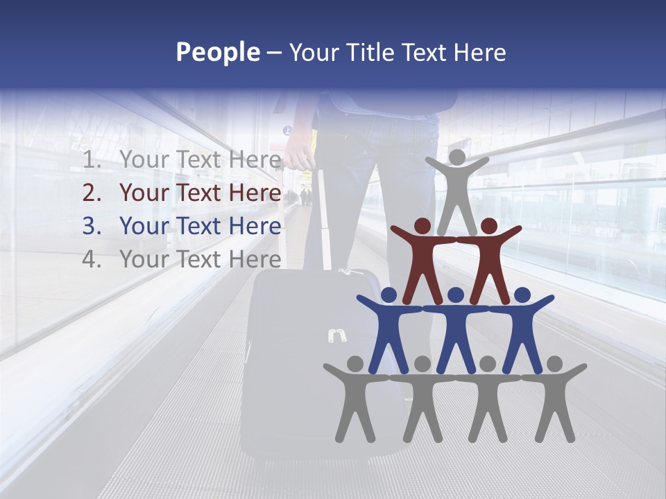 Jeans Wheel Carriage PowerPoint Template