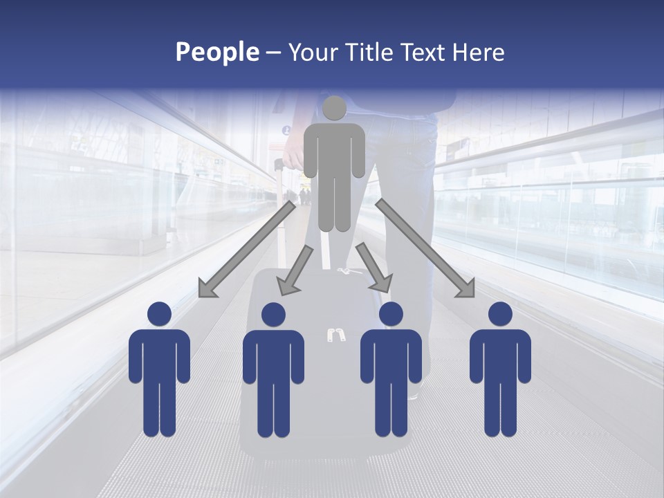 Jeans Wheel Carriage PowerPoint Template