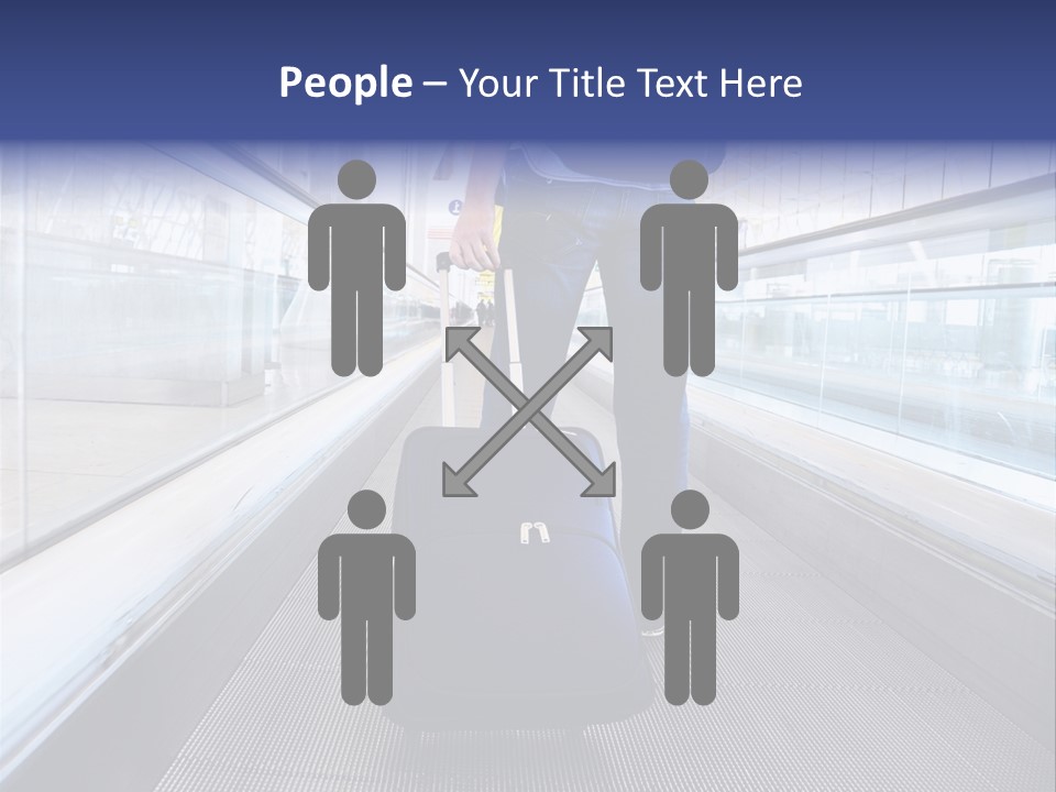 Jeans Wheel Carriage PowerPoint Template