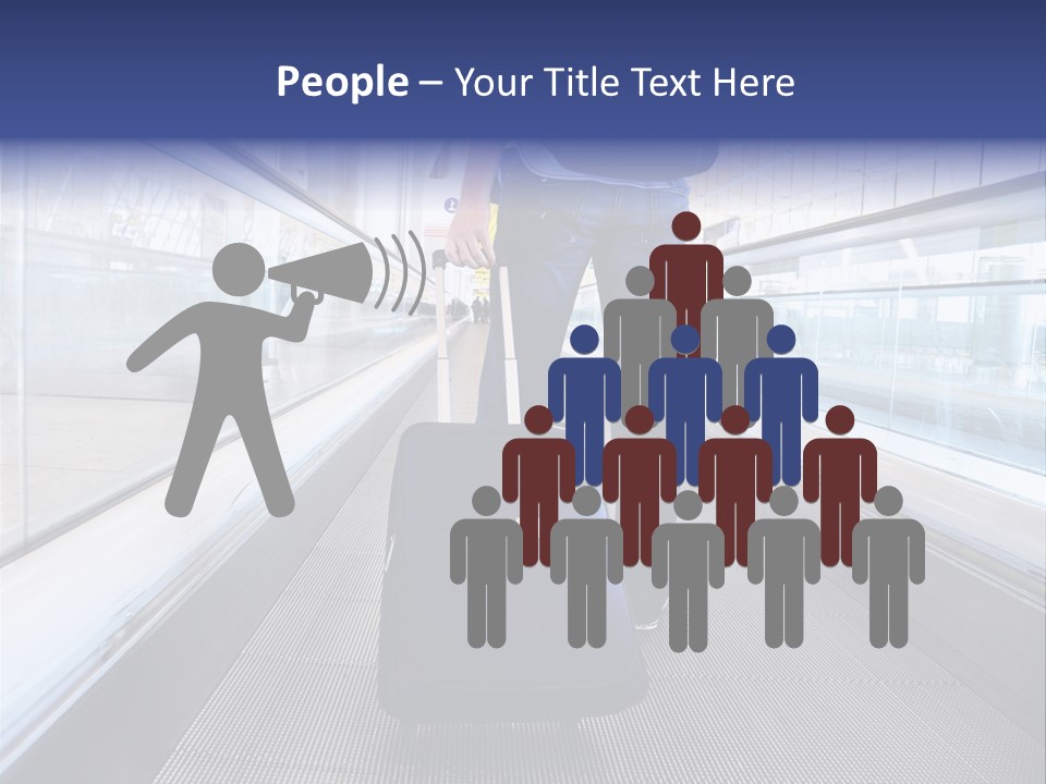 Jeans Wheel Carriage PowerPoint Template