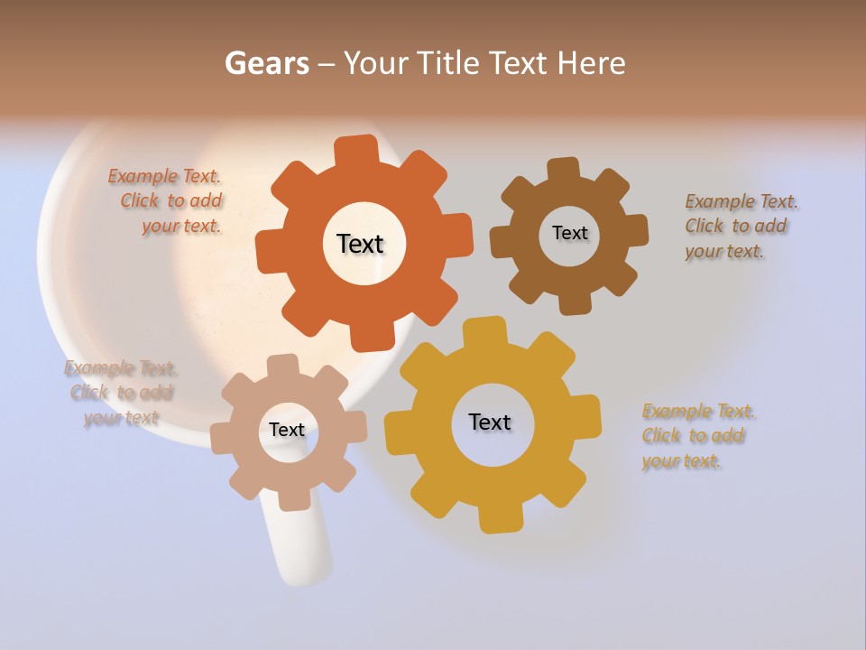View Top White PowerPoint Template
