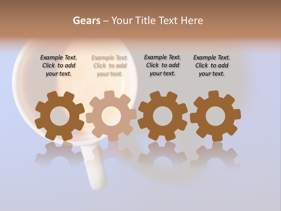 View Top White PowerPoint Template