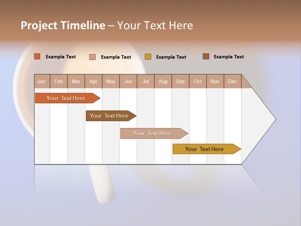 View Top White PowerPoint Template