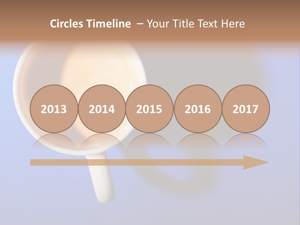 View Top White PowerPoint Template