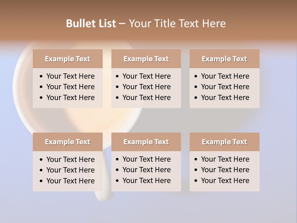 View Top White PowerPoint Template