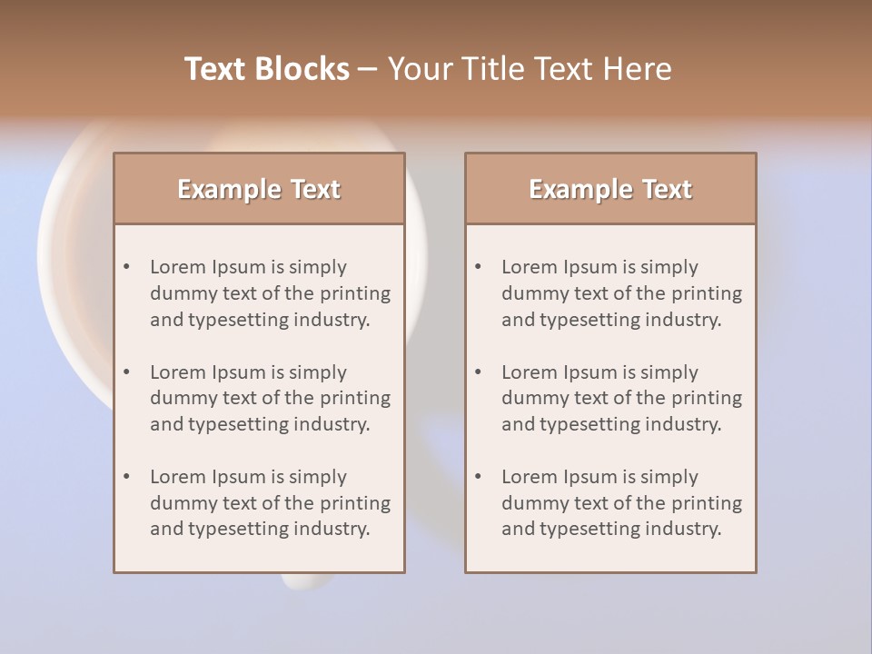 View Top White PowerPoint Template