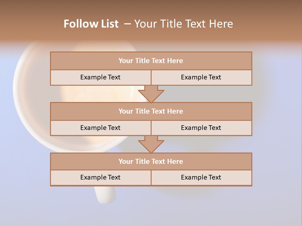 View Top White PowerPoint Template