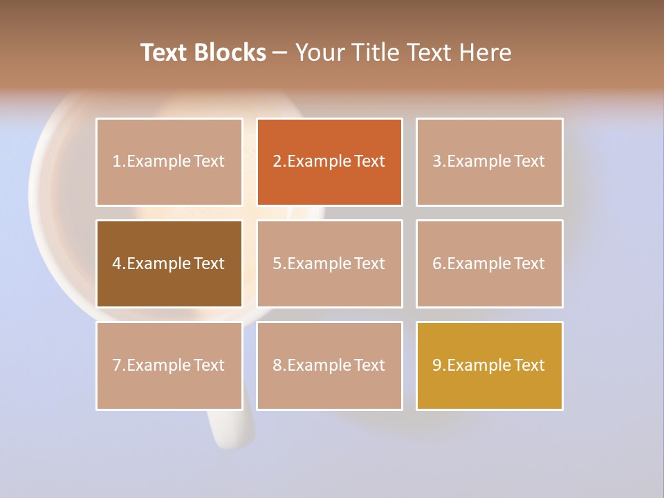 View Top White PowerPoint Template