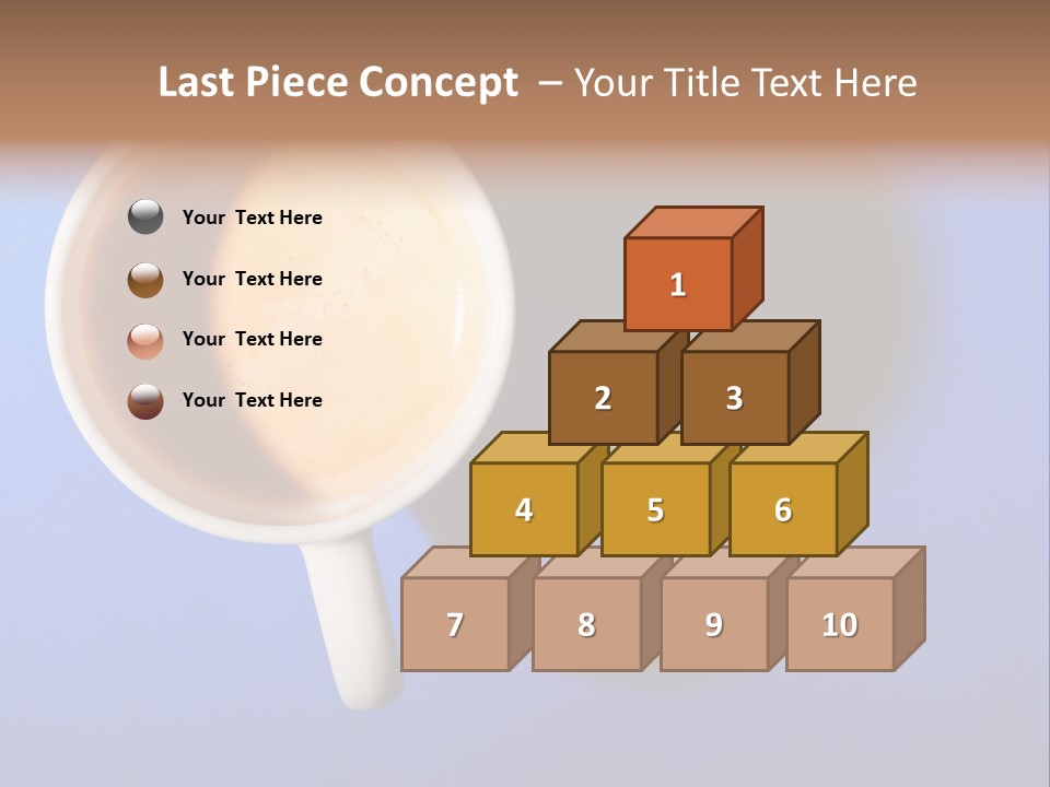 View Top White PowerPoint Template