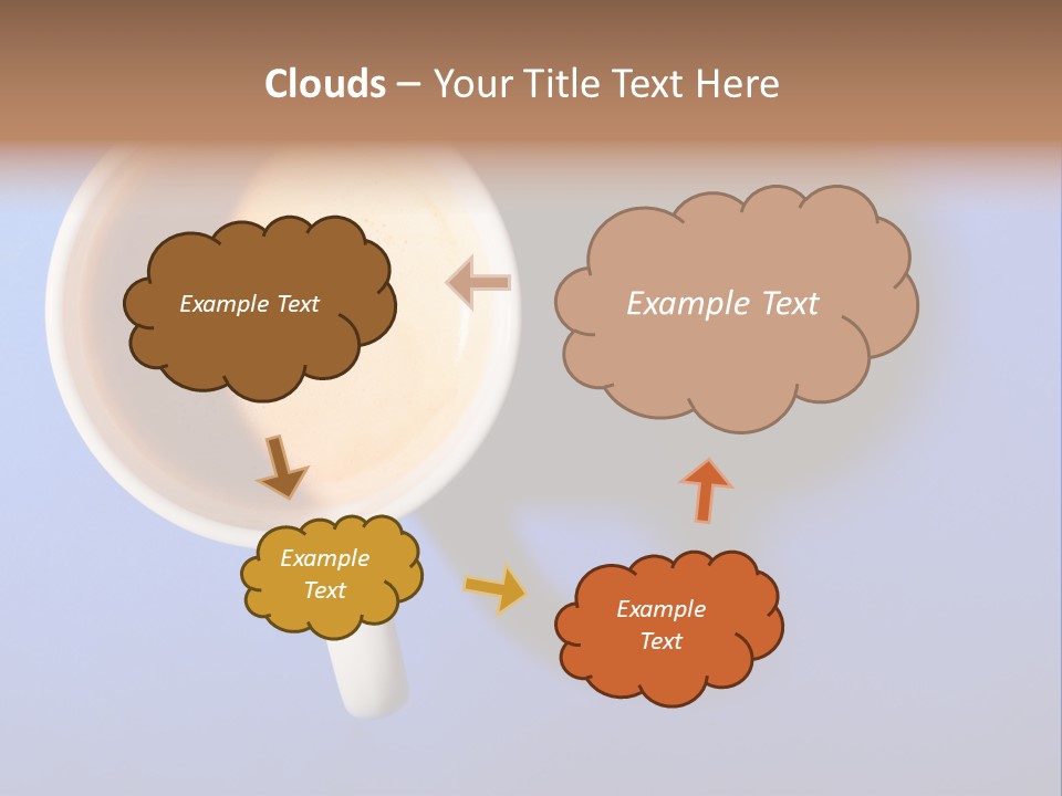 View Top White PowerPoint Template