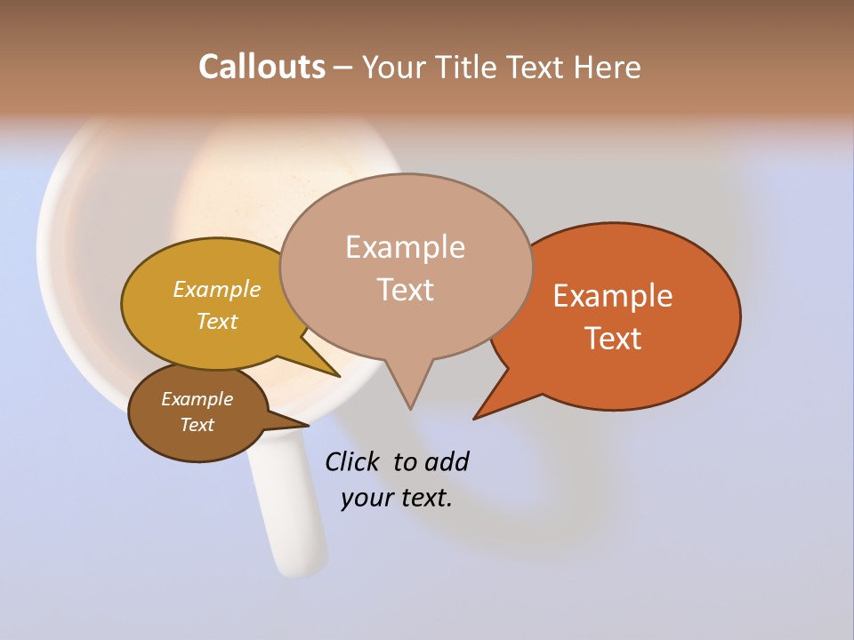 View Top White PowerPoint Template