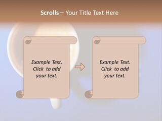 View Top White PowerPoint Template
