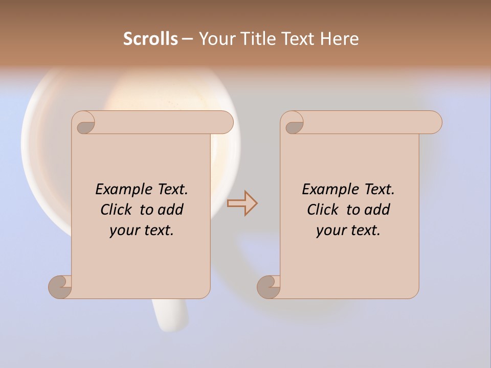 View Top White PowerPoint Template