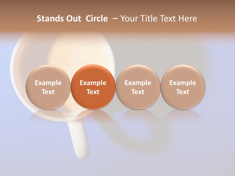 View Top White PowerPoint Template