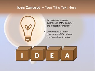 View Top White PowerPoint Template
