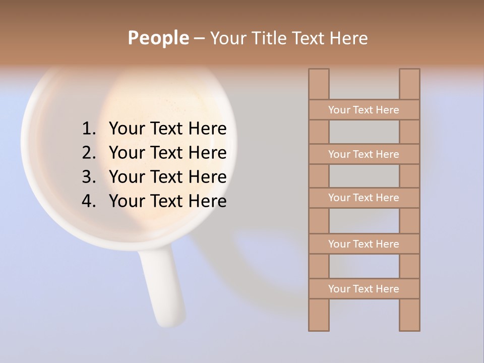 View Top White PowerPoint Template
