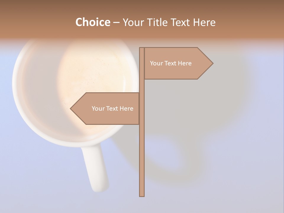 View Top White PowerPoint Template