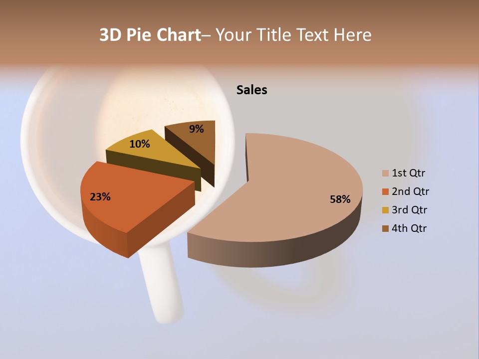 View Top White PowerPoint Template