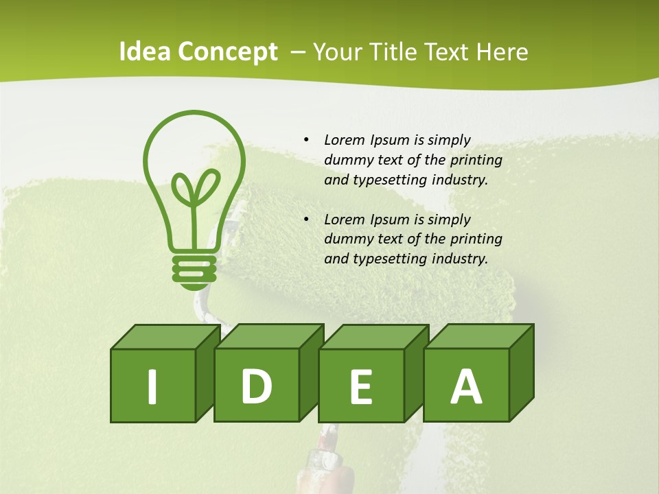 Improvement Light Renewal PowerPoint Template