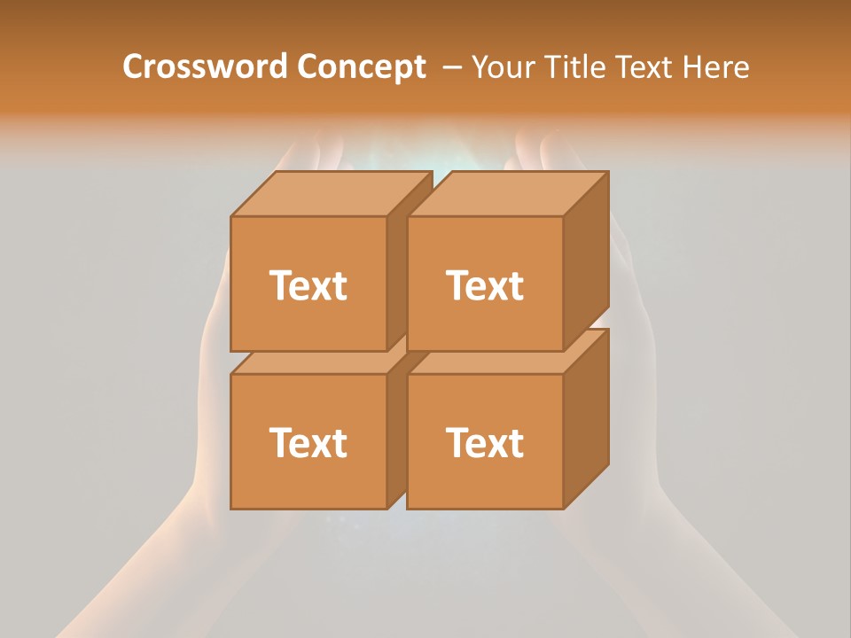 Background Hold Give PowerPoint Template