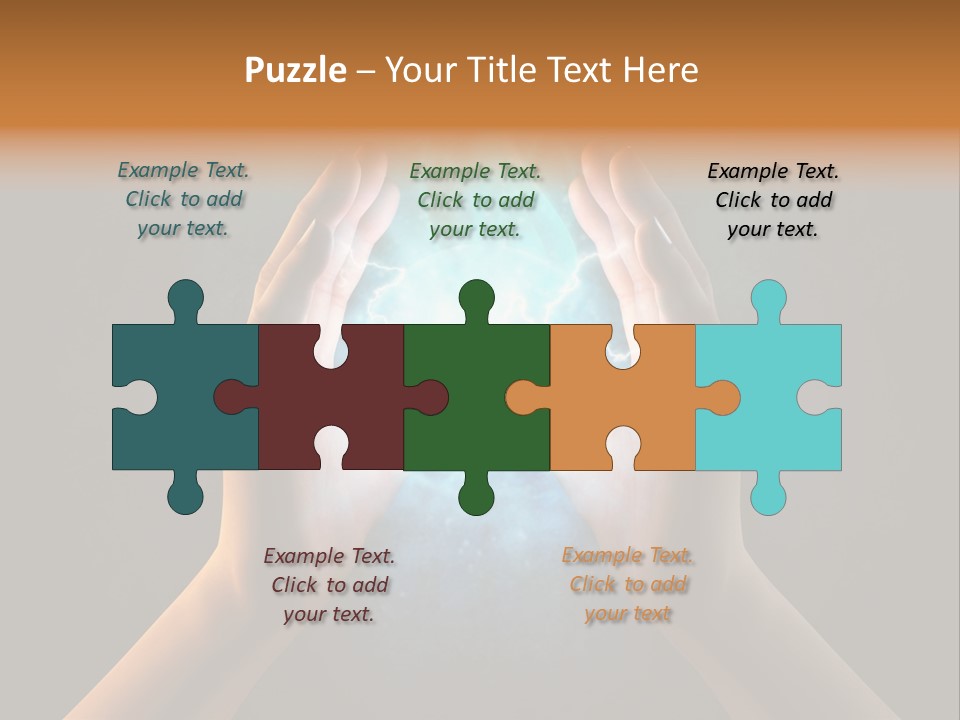 Background Hold Give PowerPoint Template