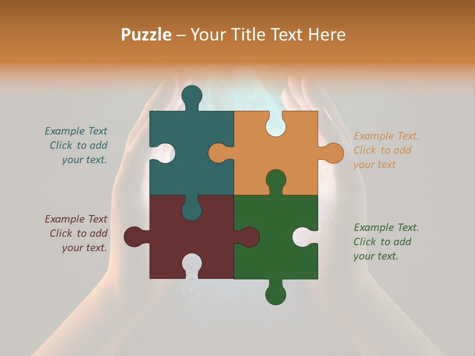 Background Hold Give PowerPoint Template