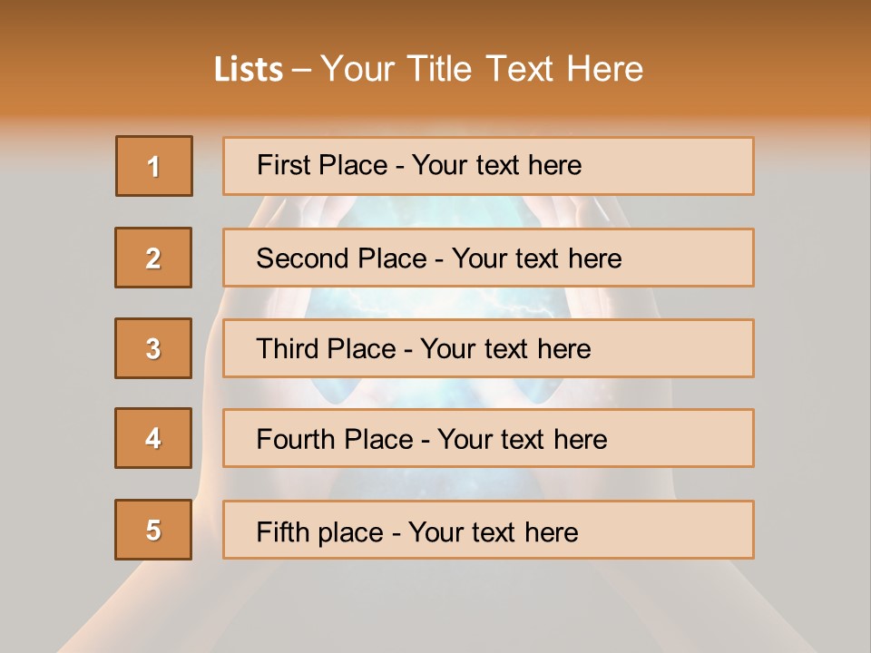 Background Hold Give PowerPoint Template