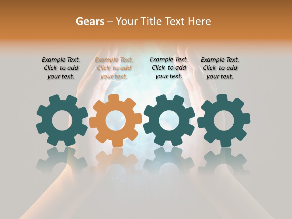 Background Hold Give PowerPoint Template